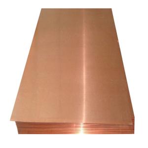China DIN ISO JIS 99.9 Pure Copper Sheet C11000 C10100 C10200 Material wholesale