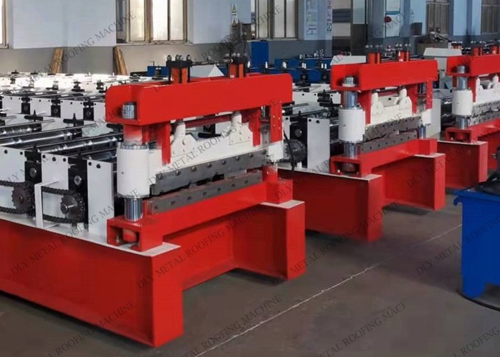Mitsubishi 0.3mm Trapezoidal Sheet Roll Forming Machine 380v60hz