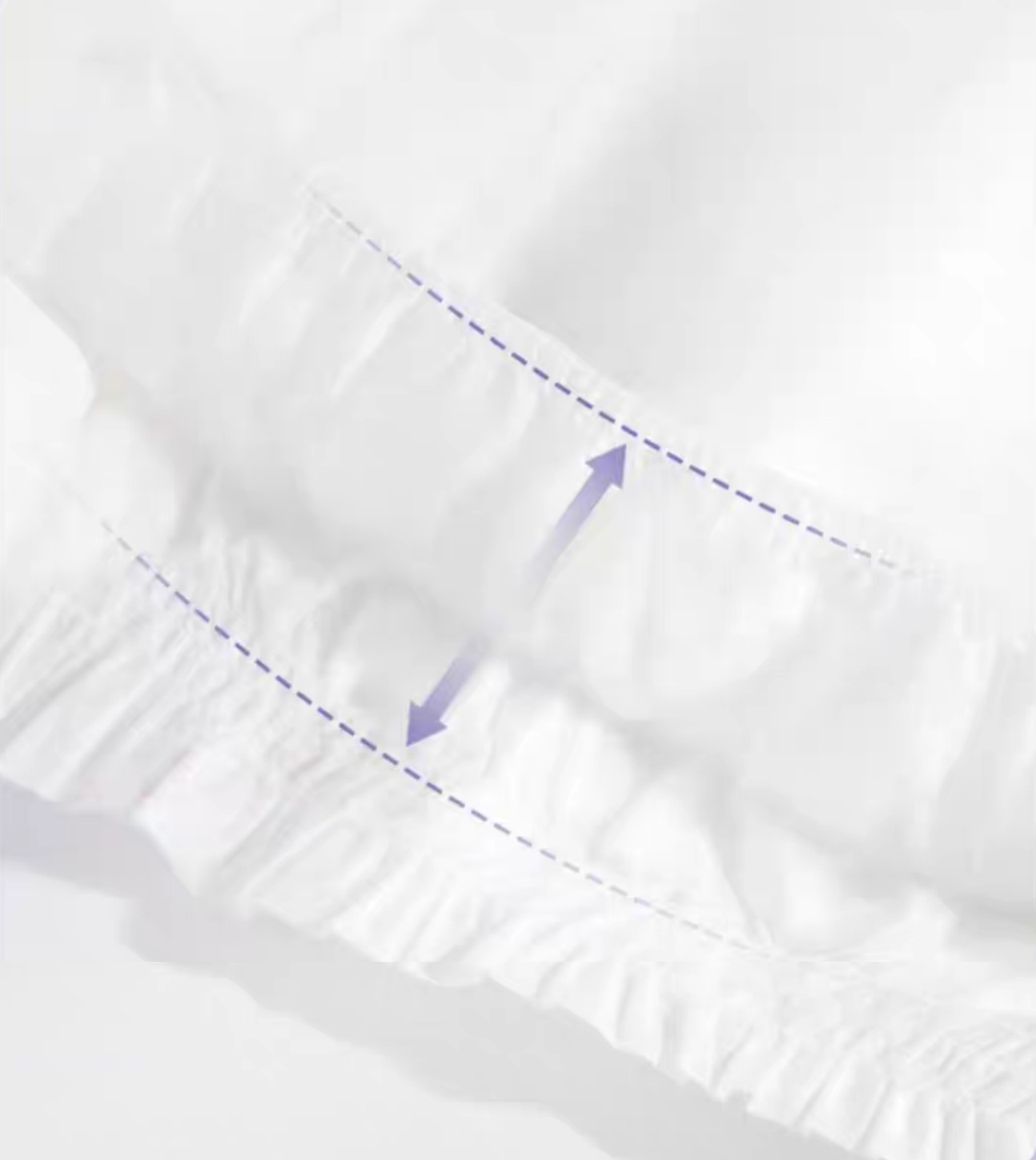 Postbirth Wearing Disposable Maternity Pads Absorbent High Waisted Elastic OEM