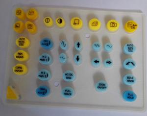 China Colorful Coating Flexible Rubber Keyboard Button wholesale