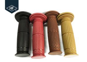China Rubber 22mm Handgrips Motorcycle Replacement Parts Red Color For Chooper Bike wholesale