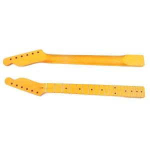 China Matte Finish Darker Yellow TL Guitar Neck Maple 22 Frets 26.38 Inches Length wholesale