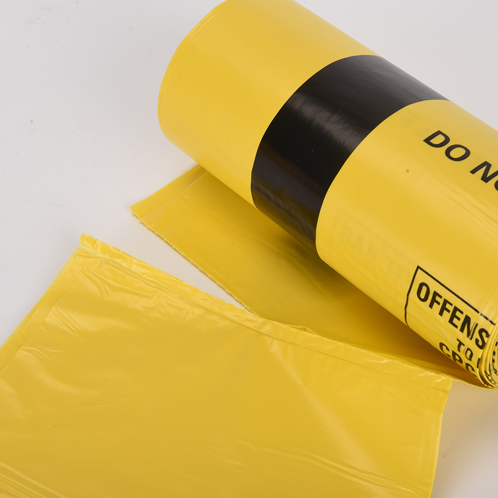 Customized PE Medical Biohazard Waste Bags Perfect Mechanical Resistance And Opacity For Hospital