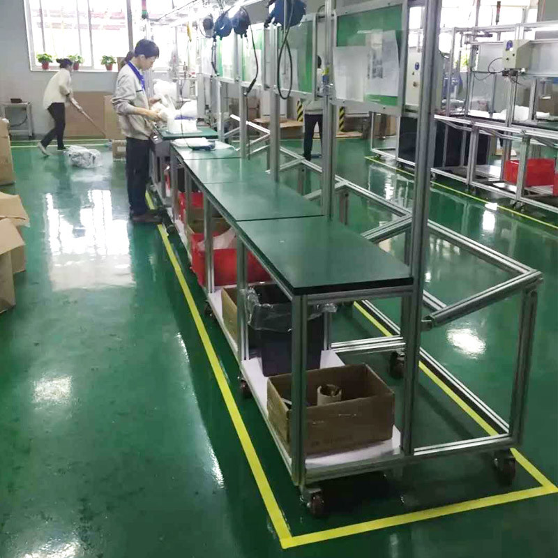 6063 6061 T8 Aluminum Tube Workstation With Flow Racks