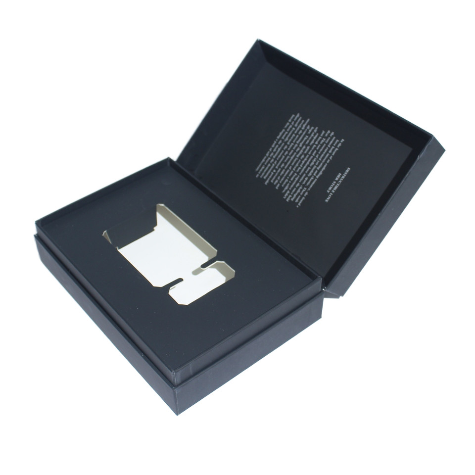 White And Black Perfume Gift Box Small Packaging Boxes fit for skincare with custom logo