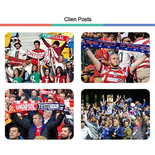 Qatar Espana Brazil Portugal France Football Fans Scarves Custom Apparel Accessories