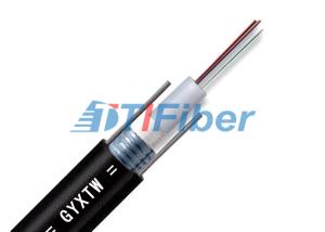 China Outdoor Multimode Fiber Optic Cable Black PE Jacket With Uni - Tube Gel - Filled Construction wholesale