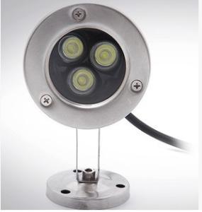 China High Quality 3W 6W 9W 12W 15W 18W Underwater LED Light AC90-265V/ DC12V Aluminum+PC Cover wholesale