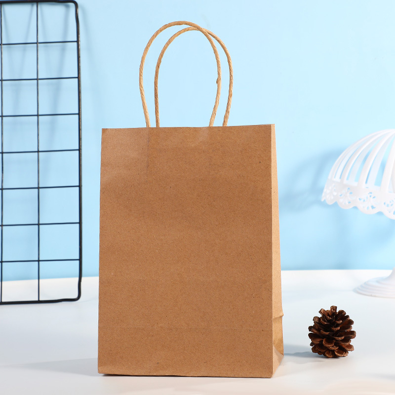 Custom Handle Shopping Bag Food Kraft Paper Bags for All Your Packaging Needs