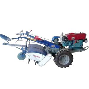 China Multipurpose Walking Farm Tractor 2 Wheels Hand Walking Tractor 20hp wholesale