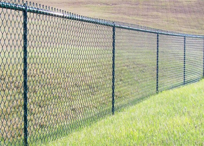 Custom 7' High Chain Link Sideline Fence for Baseball / Soccer Park