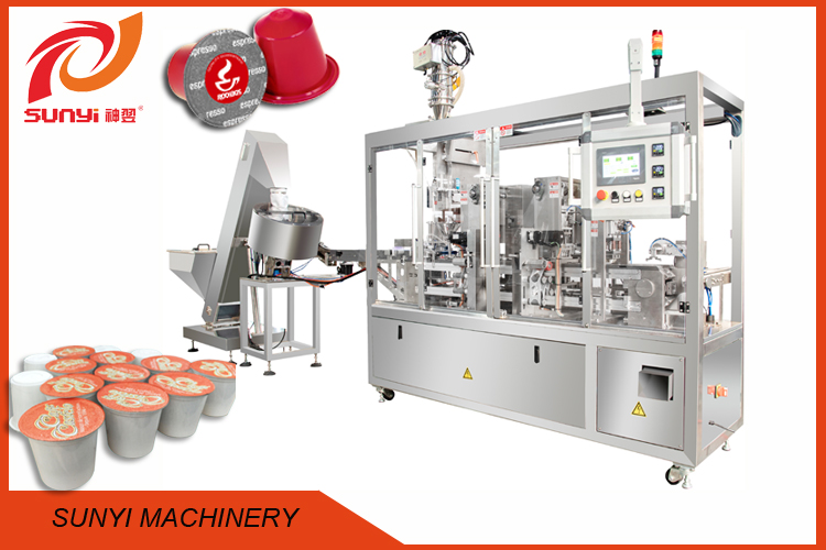 k-shot cup coffee capsule filling sealing machine for coffee powder