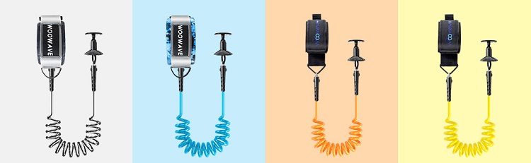 1.3-1.4m Length Surf Leash Unisex Applicable People OEM Surfboard Leash