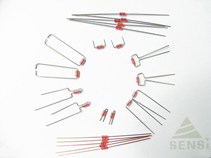 Precision Glass Encapsulated NTC Thermistor Suppliers Easy Automatic Installation