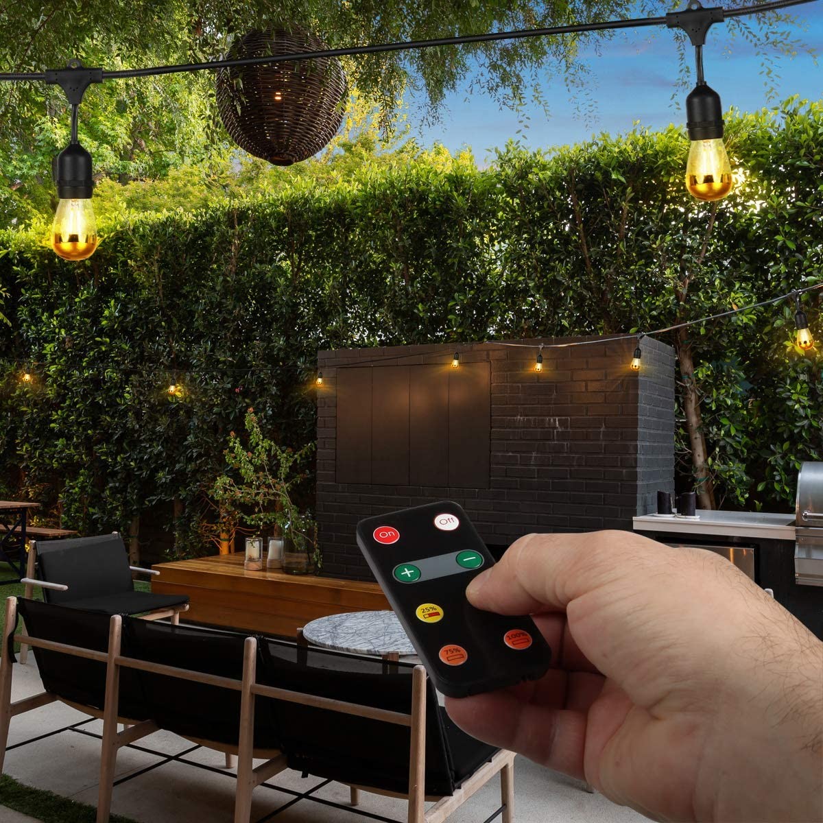 150w 2 Prong Plug Ir Outdoor String Light Dimmer