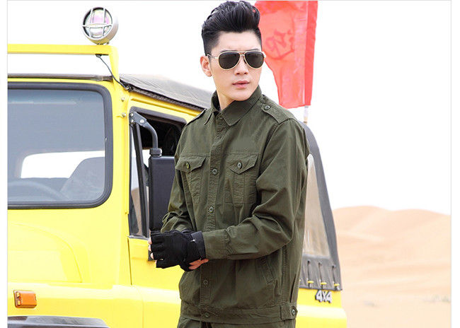 Comfortable Army Green Military Dress Uniforms , Military Officer Dress Uniforms
