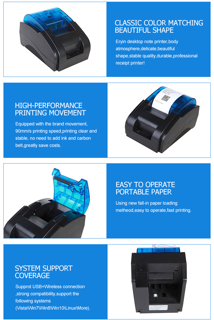 Mini A4 Size Thermal Printer USB/Wireless Interface For Adaptive Clothing Flexo Printing