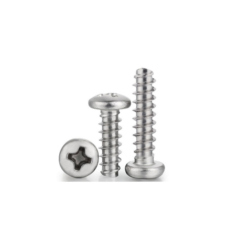 Stainless Steel or Zinc Plated Self Tapping Screw with Phillips Torx Pan Head