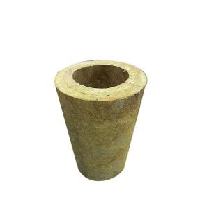 China Hydrophobic Fireproof Rockwool Heat Insulation Round Tube 80-120kg/m3 wholesale