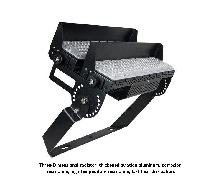 750W LED Sports Lights Sport Lamps 112500lm Stadium Floodlight For Container Port