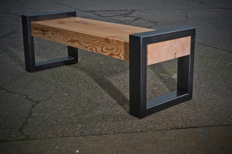 DIY Square Tube Furniture Legs for Coffee Computer Deck Heavy Duty Rustic Bench 290g