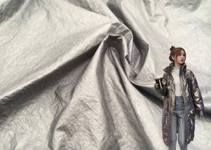 China 100% Nylon Wrinkle Fabric Polyamide Waterproof Windbreaker Jacket Fabric wholesale