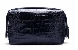 China Zippered PVC / PU Leather Cosmetic Toiletry Bag OEM / ODM Acceptable wholesale