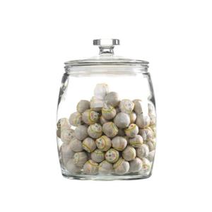 China Transparent Food Storage 8000ml Airtight Glass Spice Jar wholesale