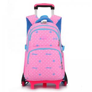 China Waterproof Girl Backpack Trolley Bag For School Lightweight Durable wholesale