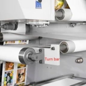 Mini CI Flexo Label Printing Machine 15kw 6 Colors Central Drum