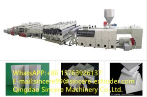 China PVC Foamed Board Plastic Sheet Extruder Manufacturing Line Automatic wholesale