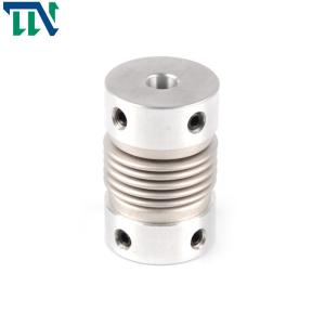 China Stainless Steel Metal Bellows Coupling With Clamping Hub Mechanical 20X32mm wholesale