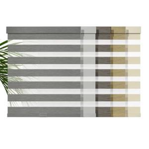 China Polyester partment Window Special Technology Blackout Zebra Roller Blind Fabric wholesale
