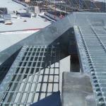 Outdoor Galvanized Metal Bar Grating Steps 1500mm Width