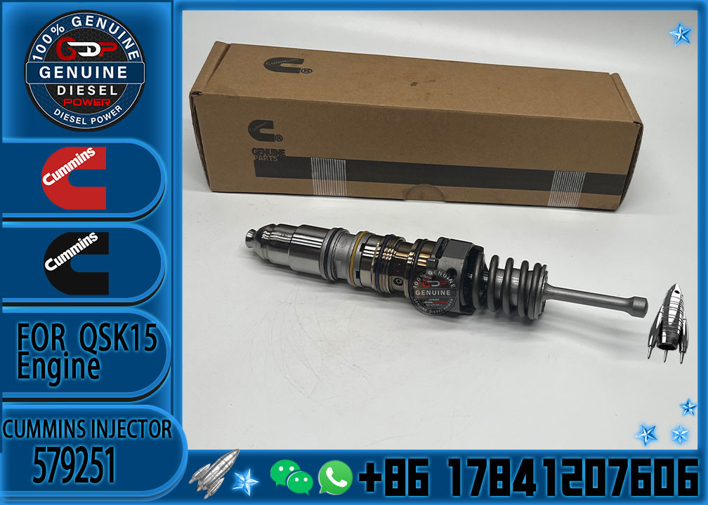 Common rail injector fuel injecto 4088723 4954434 4954646 579251 for QSKX15 Excavator QSX15 ISX15 X15