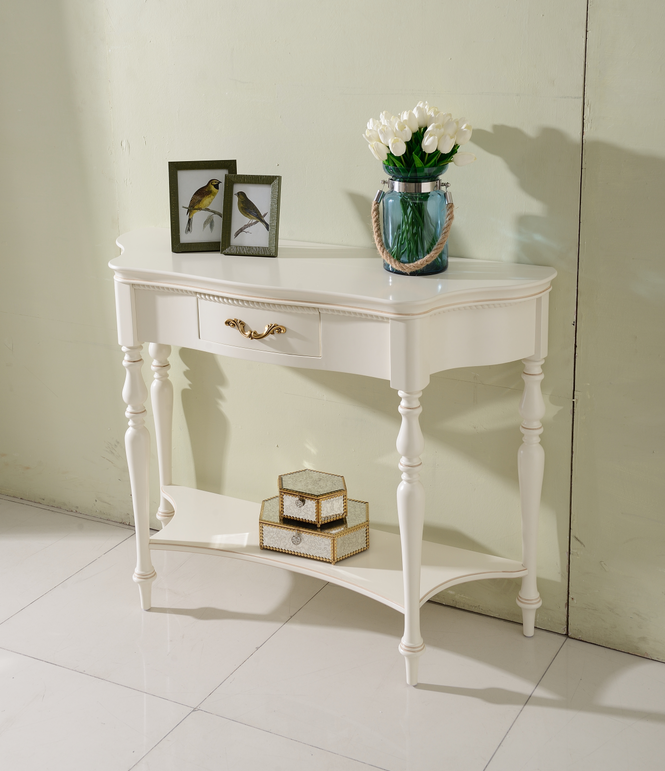 Concise Living Room Furniture white cabinet wooden drawers chest