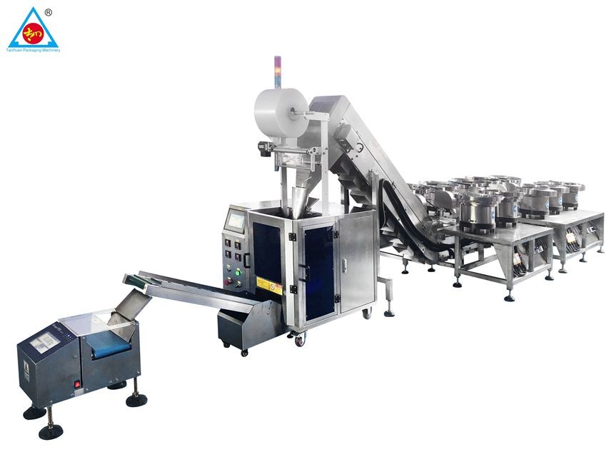Taichuan factory Autompatic screw nut/screw hardware parts/industrial parts packaging machine With Counting