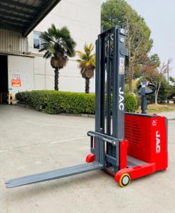 China 700kg Counterbalanced Semi Electric Pallet Stacker walk behind pallet lift wholesale