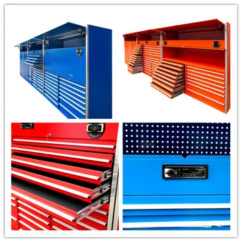 Customized Garage Cabinets Heavy Duty Storage Box on Wheels for Spare Tools and Parts