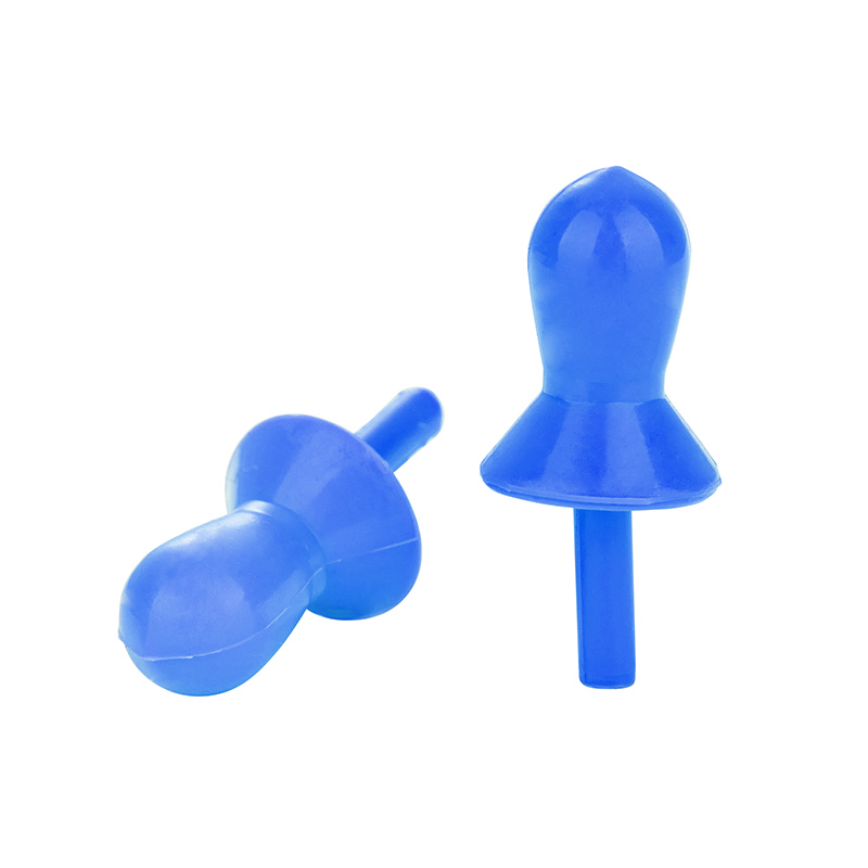 Comfortable 28dB SNR Orange Silicone Earplugs for Noise Blocking in Loud Environments