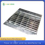 Silver Heavy Duty Steel Grate Galvanised Steel Walkway Grid
