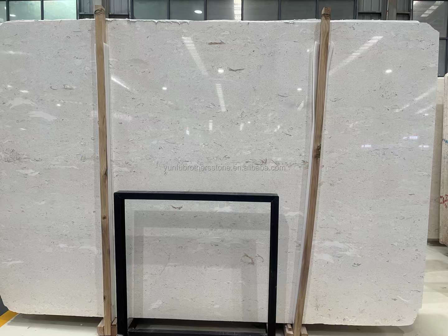 Small Scale Building Projects Essential Popular Light Beige Natural Marble Wall Tiles