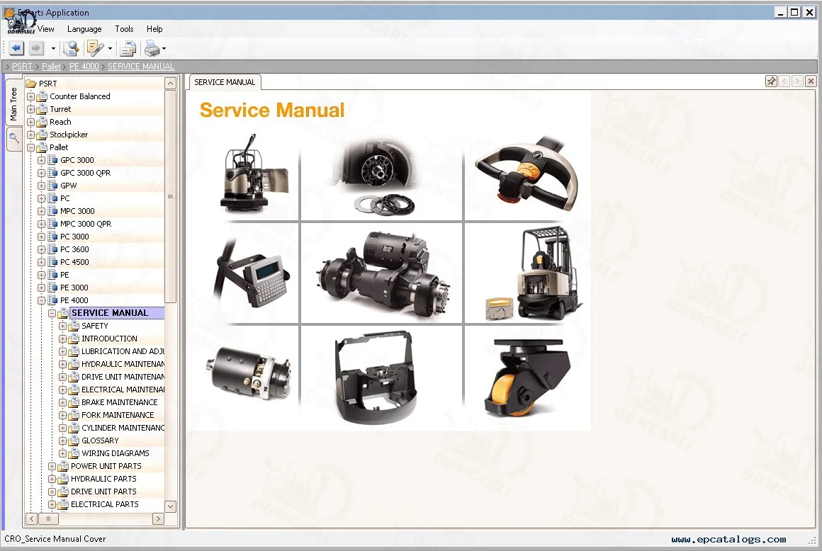 Applicable PCAN-USB Crown Forklift CAN Interface Crown Programming Interface Diagnosis Tool+CFC2 laptop