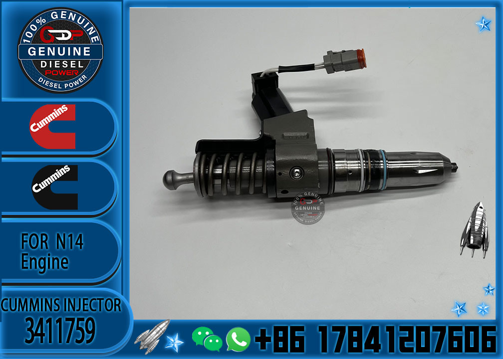 Auto Parts Common Rail Diesel Fuel Injector 3411845 3411759 For CUMMINS M11 QSM ISM QSM11 ISM11 Engine