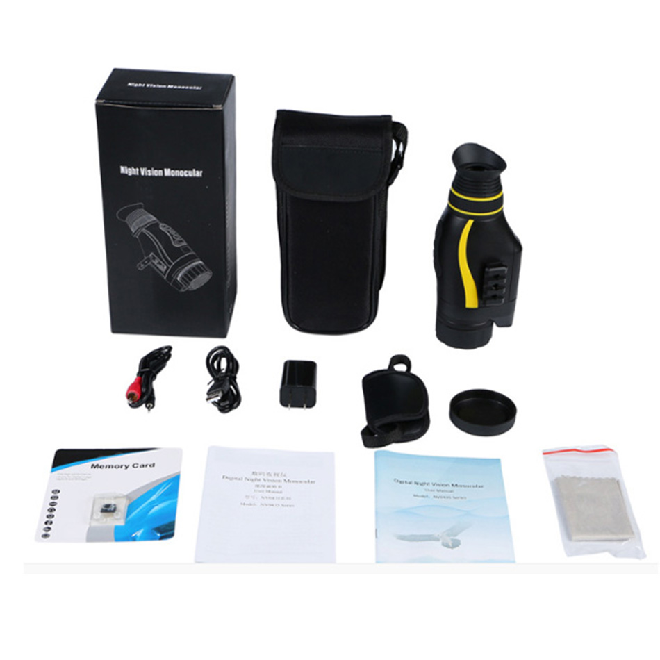 Outdoor Hunting Trips Bring the 4x35 Digital HD Night Vision Monocular with 1-4x Zoom