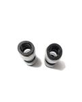 Round HDPE 12mm To 12mm Microduct Connectors / Couplings Transparent