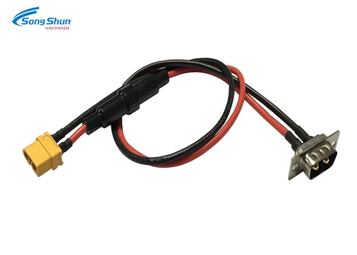 12 Inch 2W2 Male - XT60 Plug Power Connector Cable , 10A Fuse 14awg Power Cable