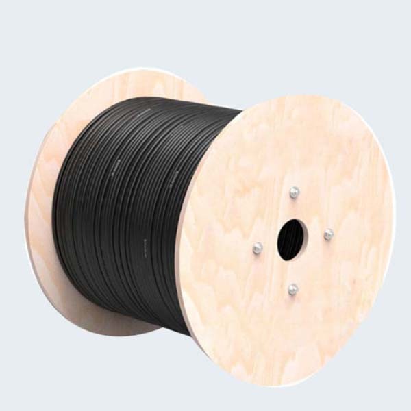 PE Sheath Figure 8 Fiber Optic Cable Single Mode Aerial GYTC8S With Steel Tape