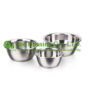 China Stainless Steel cooking cookware kitchen set factory price 3 pieces seasoning bowl Storage Food,Stir Food Kitchen wholesale