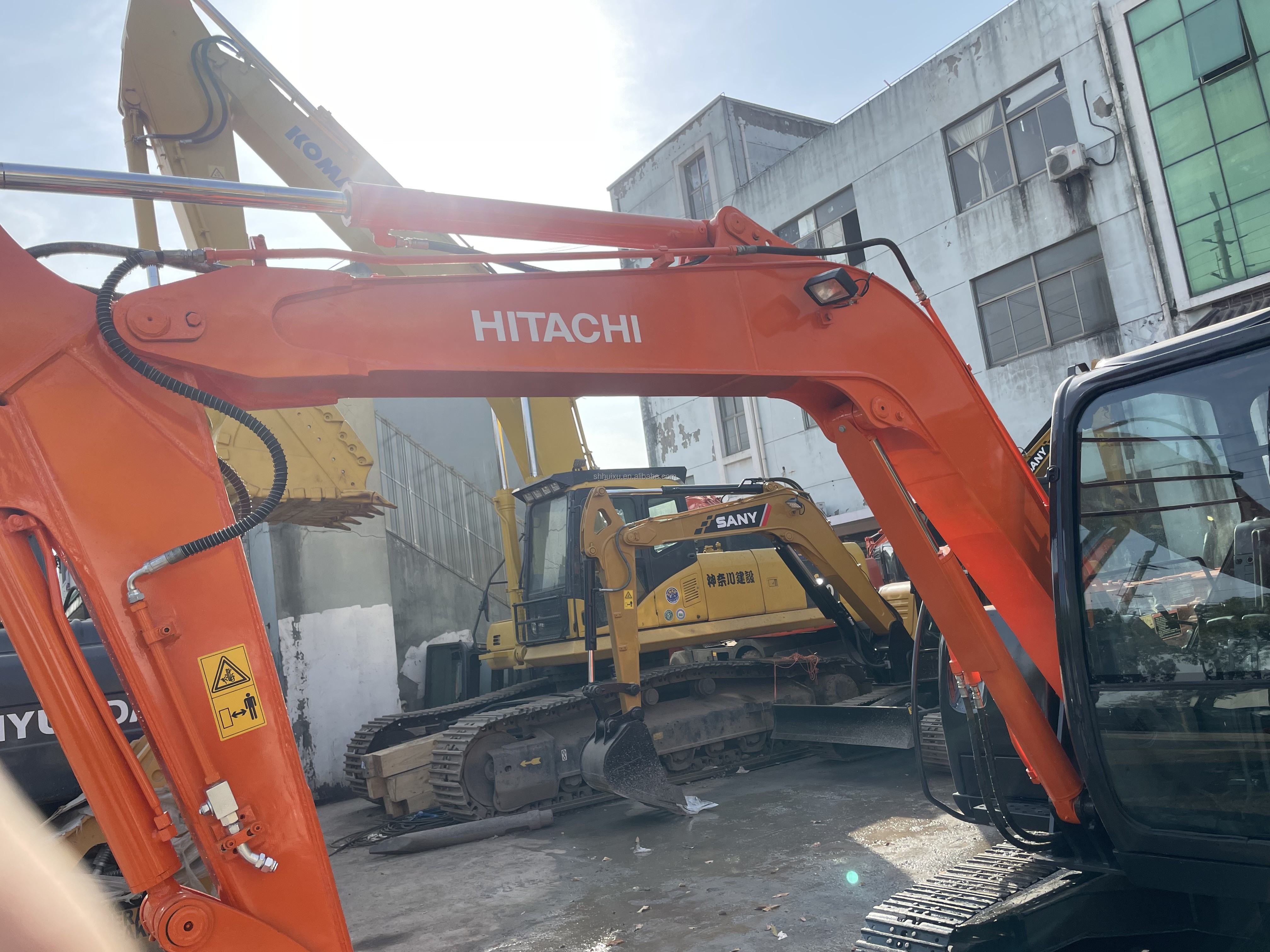 Original Factory Made Quality hitachi used zx60 6 ton mini excavators 60T hitachi machinery factory price
